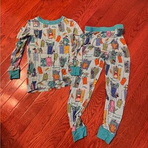 Little Sleepies Monsters Inc. Pajama Set 7/8